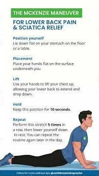 The McKenzie Maneuver for Lower Back Pain & Sciatica Relief #shorts