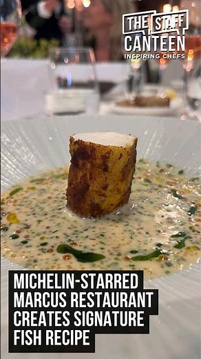 1 Michelin-starred Marcus Restaurant at The Berkley Hotel creates monkfish recipe