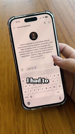 Trained 100% with Christian principles and content to answer your questions in 2 clicks! ❤️ | Verse Explained