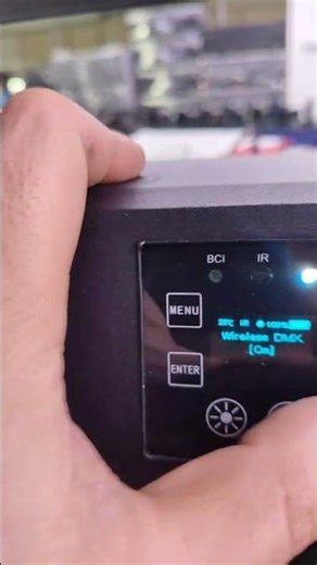 BP18IP PANEL/ Menu WDMX setting #batterypartylight