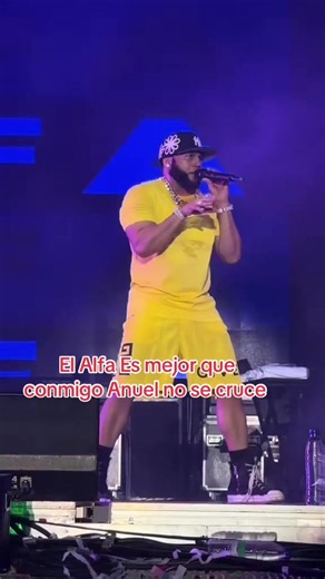 El Alfa Es mejor que conmigo Anuel no se cruce | El Alfa