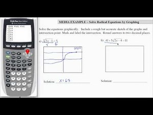 12x_L10_P11_F13: Solve Radical Equations by Graphing
