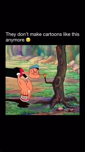 ToonVerse on Instagram: "⚓️ Popeye the Sailor 🥬 Born in 1929 and still flexing through animation history 💪 From comic strips to classic cartoons, Popeye’s gravelly voice, squinty eye, and spinach-powered strength made him unforgettable. With Olive Oyl, Bluto, and Wimpy by his side, every short delivered laughs, music, and old-school charm. A true symbol of resilience, humor, and timeless animation magic. “I’m strong to the finich, ’cause I eats me spinach!” 🥬✨ 🎬 Popeye the Sailor — Classic A