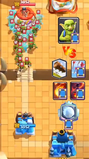 Goblins Miroror Vs Spell #clashroyale #supercell #clashroyaledaily #minipekka #unitedstates