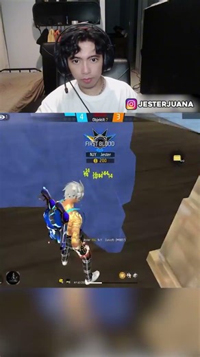 ditantang by1 lawan viewer cuma menang hoki dia cuk #freefire