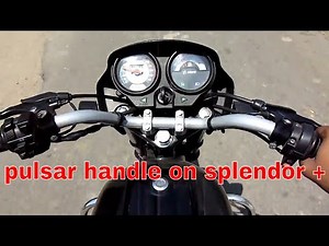 pulsar handle on splendor plus