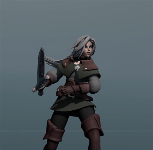 Azri Sword Animation, Delaney Lykins