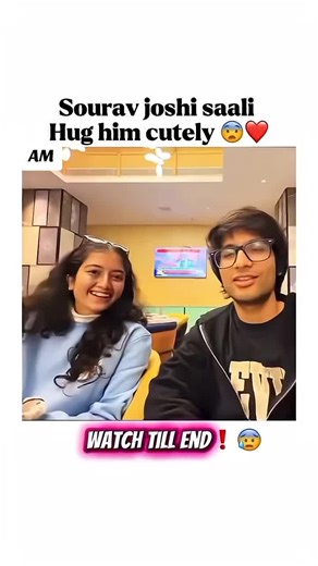 Sourav Joshi saali hug him cutely 🥰💗#viral #fourpage #tik_tok #trending #viralvideos