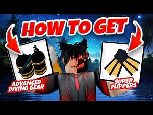 HOW NOT TO DROWN in ROBLOX FISCH using the Advanced Diving Gear
