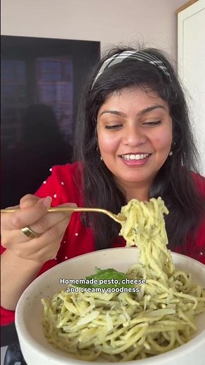 Creamy Pesto Basil Pasta recipe is ELITEEEEEE 🔥