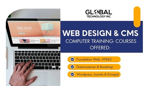 🌐💻 CREATE. DESIGN. BUILD. 💻🌐 Turn your ideas into stunning websites with our Web Design & CMS Package at Global Technology Inc. 🔥 Learn the essentials: 💡 HTML5 | Dreamweaver | Bootstrap 💡 WordPress | Joomla | Drupal Hands-on web development training that gets you job-ready! 🚀 🎓 Face-to-face classes with expert guidance. Register Now !!! 📍 210 Camp & New Market St., Georgetown 📞 225-4657 | 225-4652 | 223-7438 🌐 globaltechnology.gy #GlobalTechnologyInc #WebDesign #CMS #HTML5 #Dreamweav
