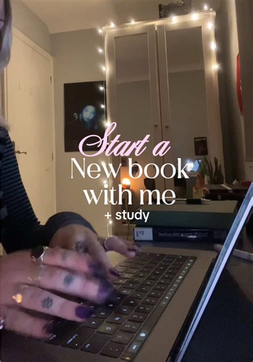 Start a New Book: Reading Vlog Study Session (Notion Tips Welcome)