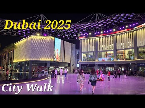 Dubai City Walk 🇦🇪 Vibrant Lifestyle Destination | [4K] Walking Tour | #dubai #citywalk #walkingtour