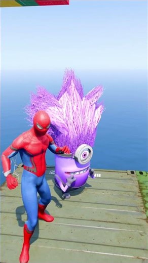 GTA 5 Epic Water Ragdolls Spiderman Jump/Fails Ep 26 #shorts