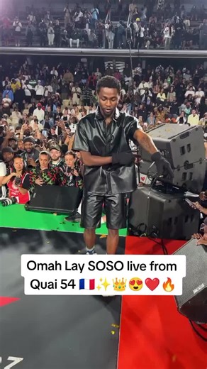 Omah Lay Performs 'SOSO' Live at Quai 54 in Paris