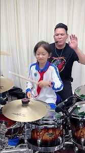 3放松一刻，今天演奏一首优美而经典的音乐#架子鼓演奏 #昨夜星辰 #drummer #妞妞架子鼓