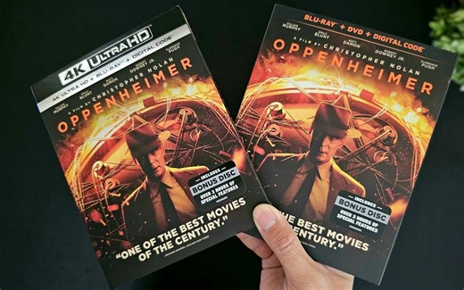 【影碟开箱搬运】《奥本海默》4KUHD BD 美版纸套胶盒开箱 菜单展示