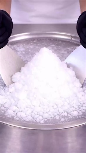 Snow - Ice Cream Rolls | Fast ASMR #icecreamrolls #icecream #snow