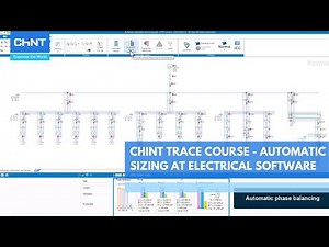 CHINT Trace Course - Automatic Sizing at Electrical Software
