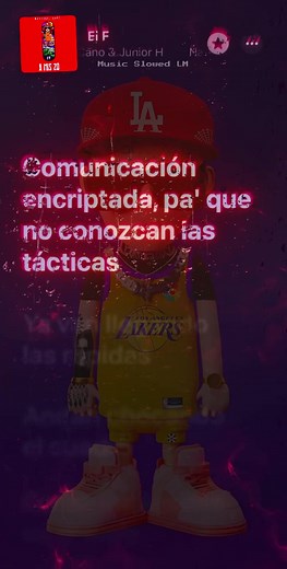 El F - Junior H & Natanael Cano Slowed Version Animation