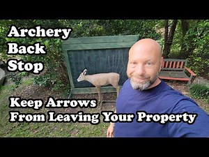 How To Make An Archery Target Back Stop To Catch Arrows