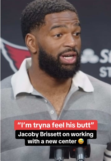 Brissett kept it simple when asked what it’s like to work with a new center 😭 (via @Arizona Cardinals) #nfl #football #nflfootball