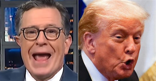 Stephen Colbert Gives Trump's Latest Obsession A Very Fitting Makeover