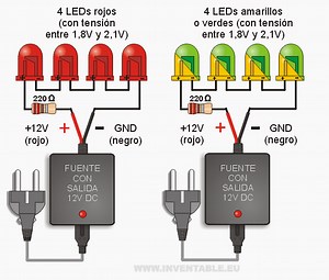 Conectar Leds En Paralelo 12v