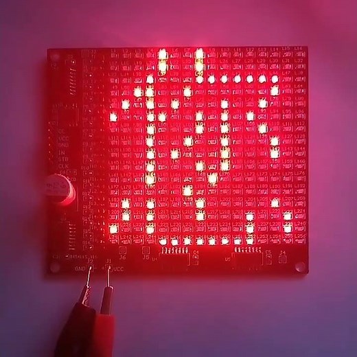 SMD Red LED Light Display Kits