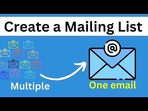 How to create a group E-mail address in Outlook | Microsoft Outlook. contact group