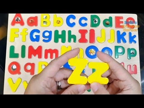 Complete A to Z Big & Small Letters Alphabet Wood Puzzle