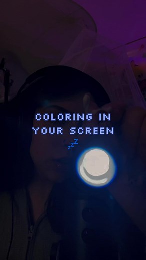 coloring in your screen different colors 🫧 #asmr #ASMR #light #visuals #whispers #asmrvideo #tingles #lightasmr #asmrsounds #asmrtiktoks