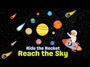Ride a Rocket to the Stars – Space Poem for Kids | Nursery Rhyme by LyricTots