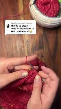 HOW TO: Continental Knitting!