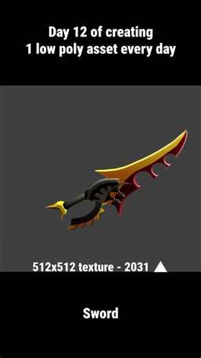 Day 12 of creating 1 low poly asset every day