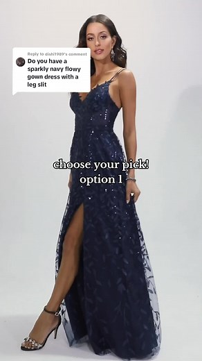 JJ's House Navy Dresses Try-On Haul | Homecoming & Prom Dress Options