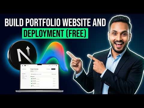 Build and Deploy a Developer Portfolio Website (Next js, Vercel and Antigravity)