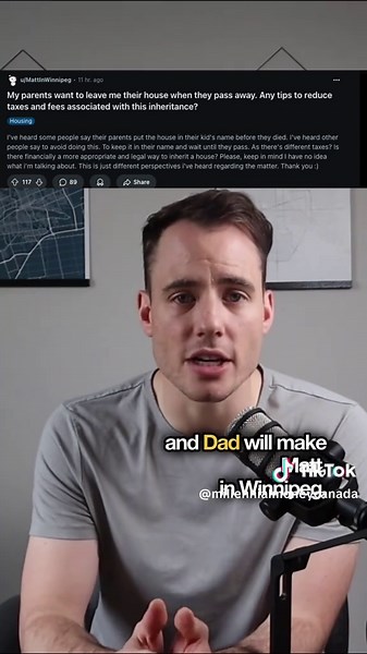 Minimizing Taxes in Inheriting Your Parents' House