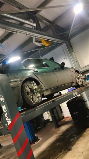 BMW e65 идеальный развал сход после замены пружин