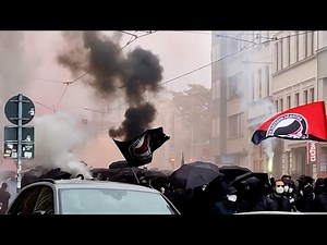 Linksradikale Demo in Leipzig eskaliert: Böller gegen Wasserwerfer