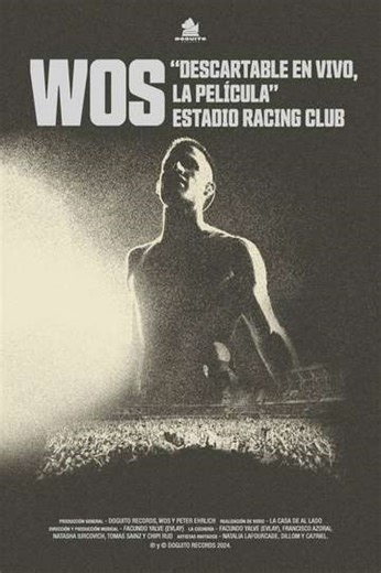 WOS - DESCARTABLE. En Vivo Estadio Racing Club - Movie