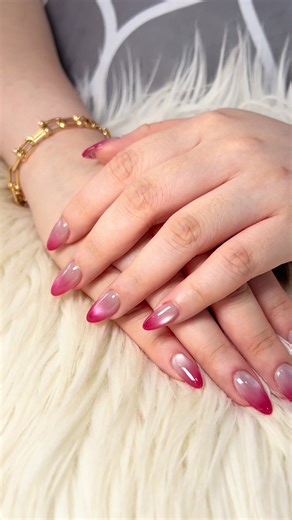 Stunning Cat Eye Ombre Nail Art Tutorial