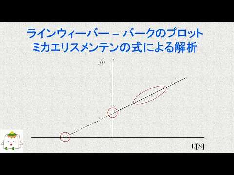 ミカエリスメンテン式の利用法：ラインウィーバー・バークのプロット法