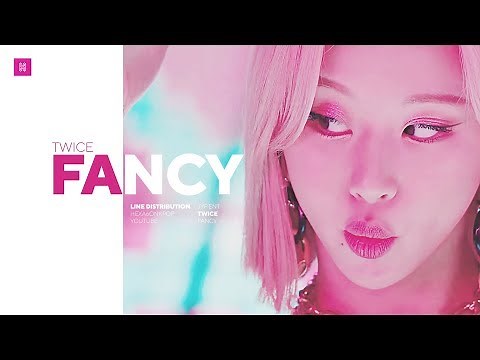 TWICE - FANCY Line Distribution (Color Coded) | 트와이스 - 팬시