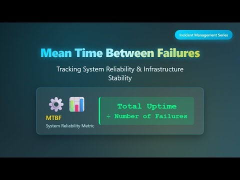 MTBF Explained: System Reliability Metric for Incident Management