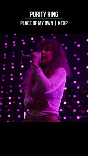Purity Ring — place of my own | KEXP #music #livemusic #purityring