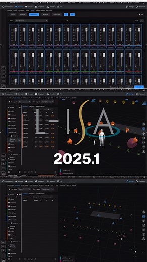 This month, the newly updated L-ISA 2025.1 launches—designed for creators and engineers who demand precision, flexibility, and uncompromised spatial audio performance. * Precise Spatialized Audio-Enhanced 3D sound placement and movement ensure immersive listening—no matter where you sit. * Expand Beyond the Venue-Define multiple Sound Spaces (VIP room, DJ booth, control room, etc.) and render audio simultaneously across different speaker layouts. * One Mix for Every Space-Use Source Trims to tai