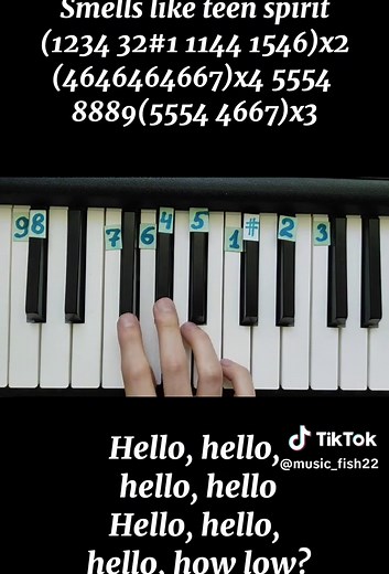 Smells Like Teen Spirit Piano Tutorial