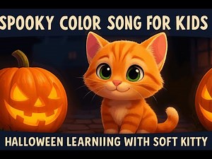 Spooky Color Song for Kids – Halloween Nursery rhymes