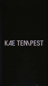 kaetempest.co.uk | Kae Tempest